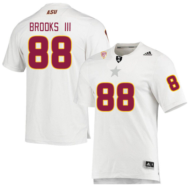Men #88 Harold Brooks III Arizona State Sun Devils College Football Jerseys Stitched Sale-White